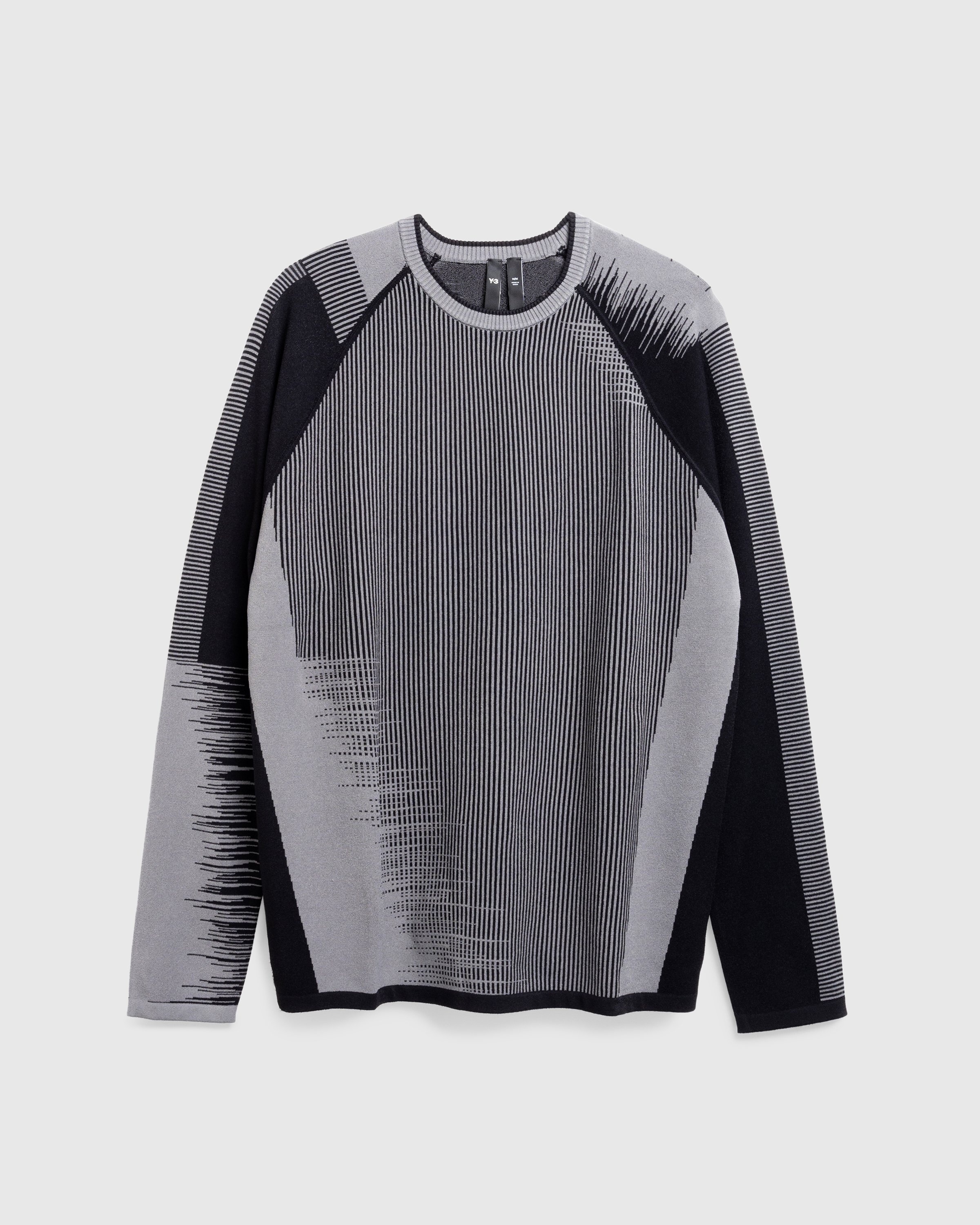 Y-3 – Logo Knit Sweater Black/Gray | Highsnobiety Shop